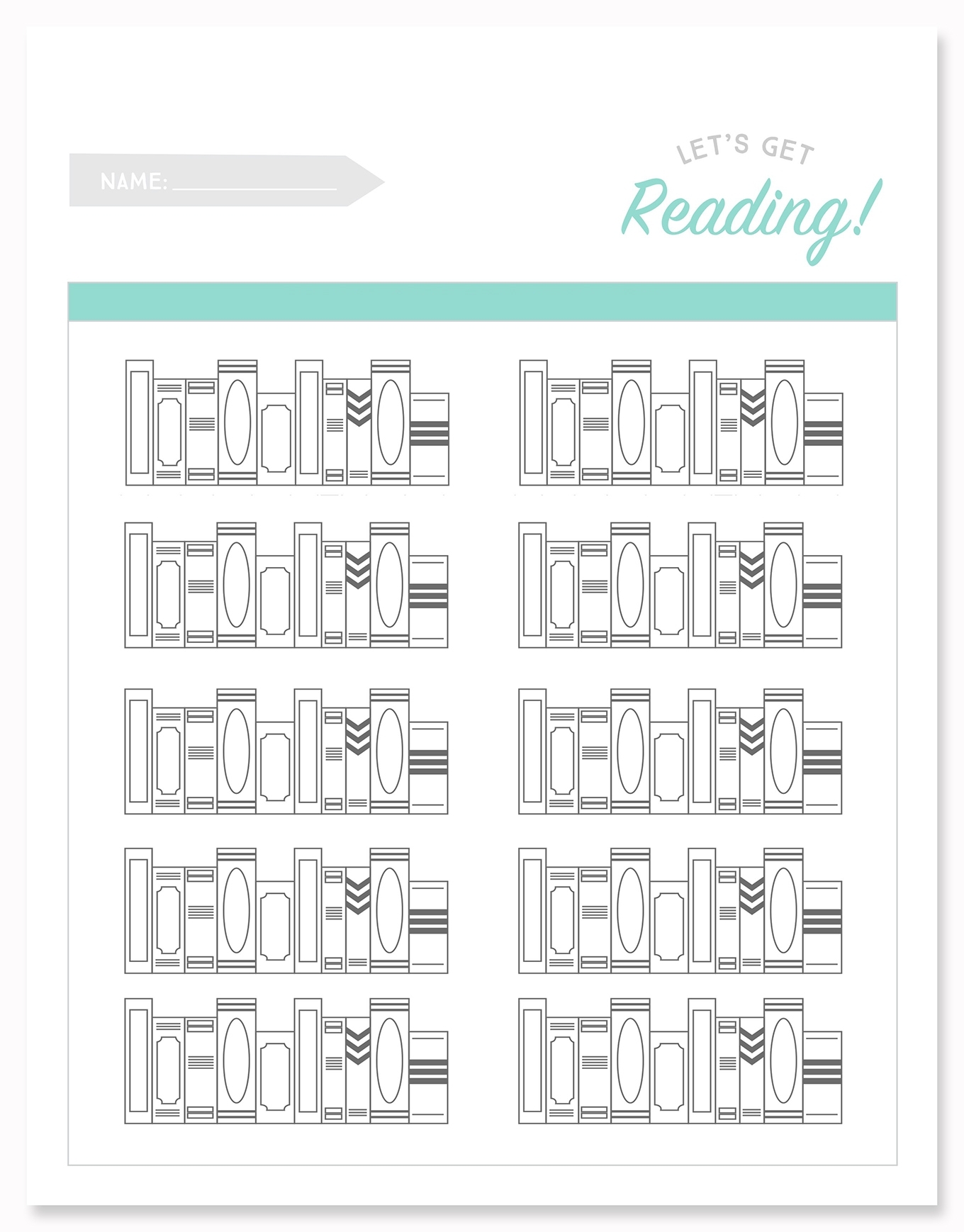 Printable Reading Log For Kids - Simple As That