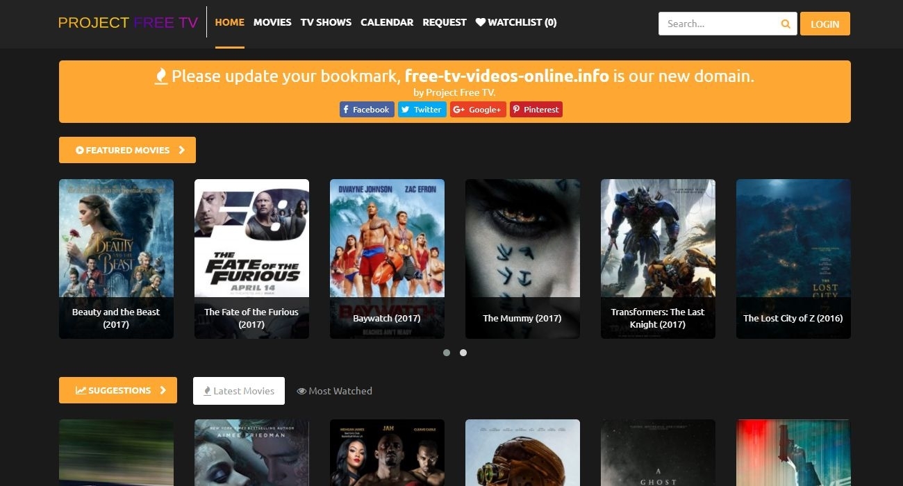 Project Free Tv - #1 Online Streaming Site For Watch Free Tv