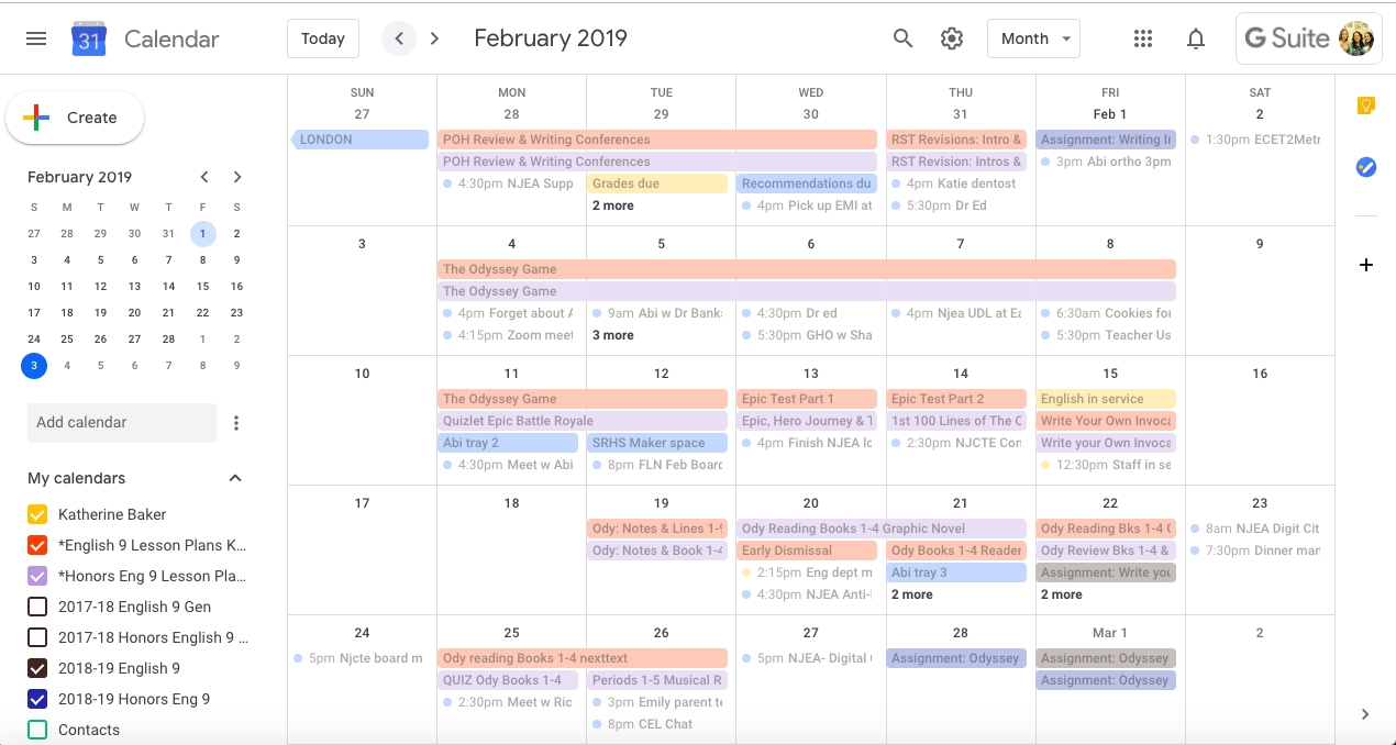 Quick, Paperless Lesson Planning With Google Calendar And