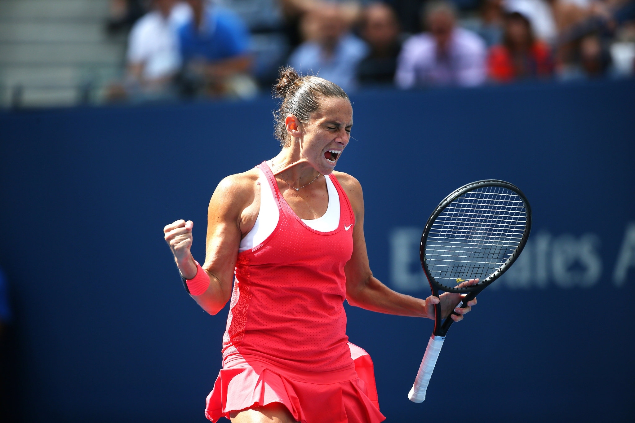 Roberta Vinci Ends Serena Williams&#039;s Grand Slam Bid At U.s.