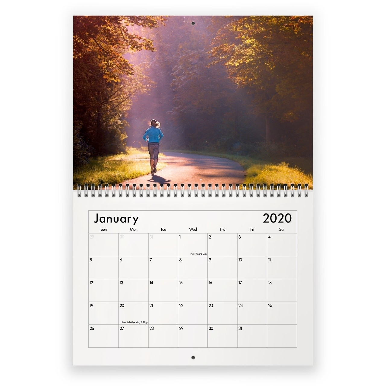 Running 2020 Calendar