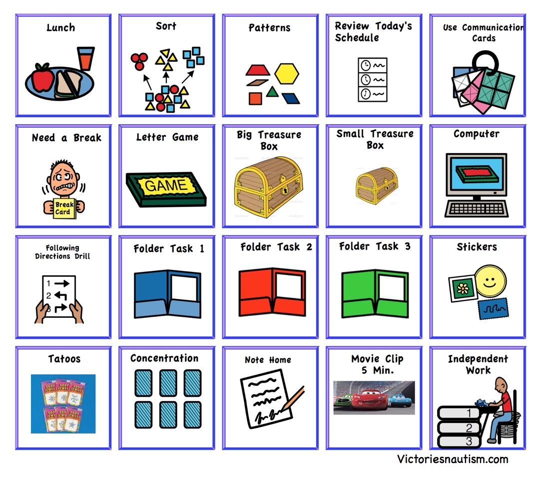 Schedule, Activity And Task Cards