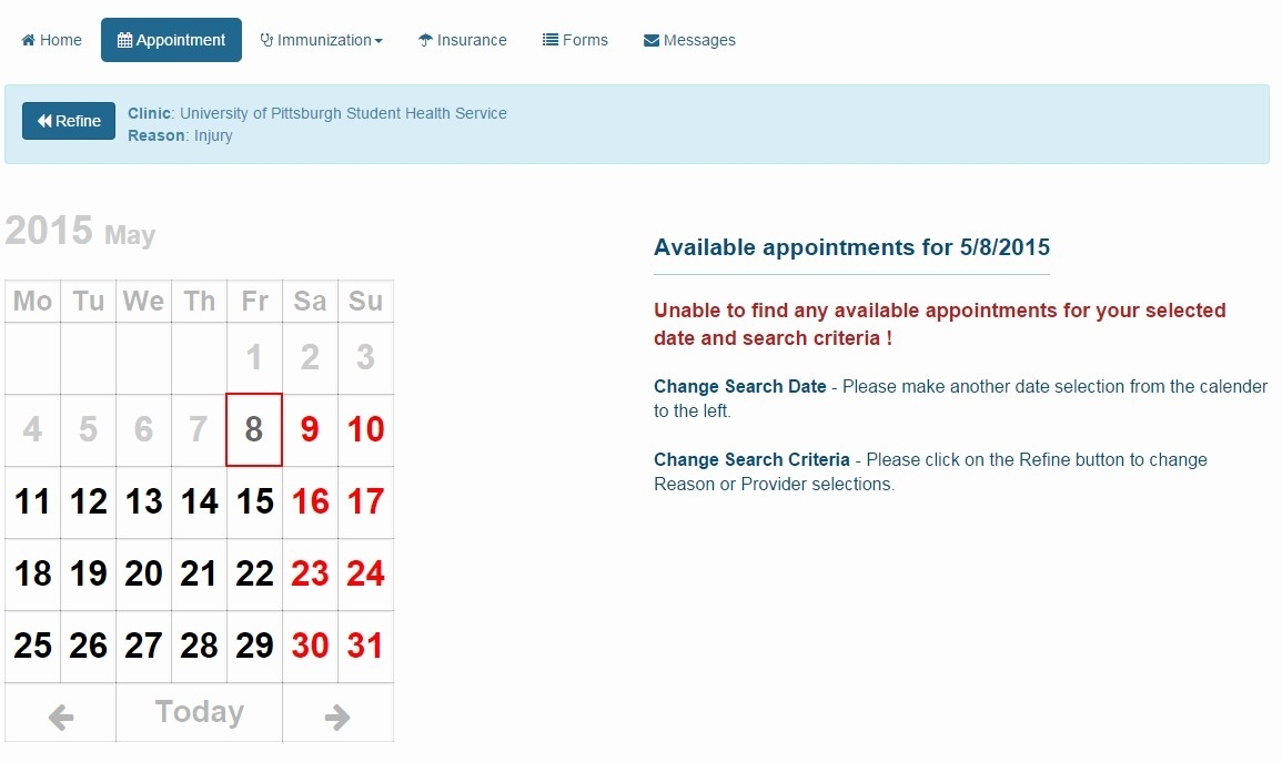 Schedule Appointment | Student Affairs