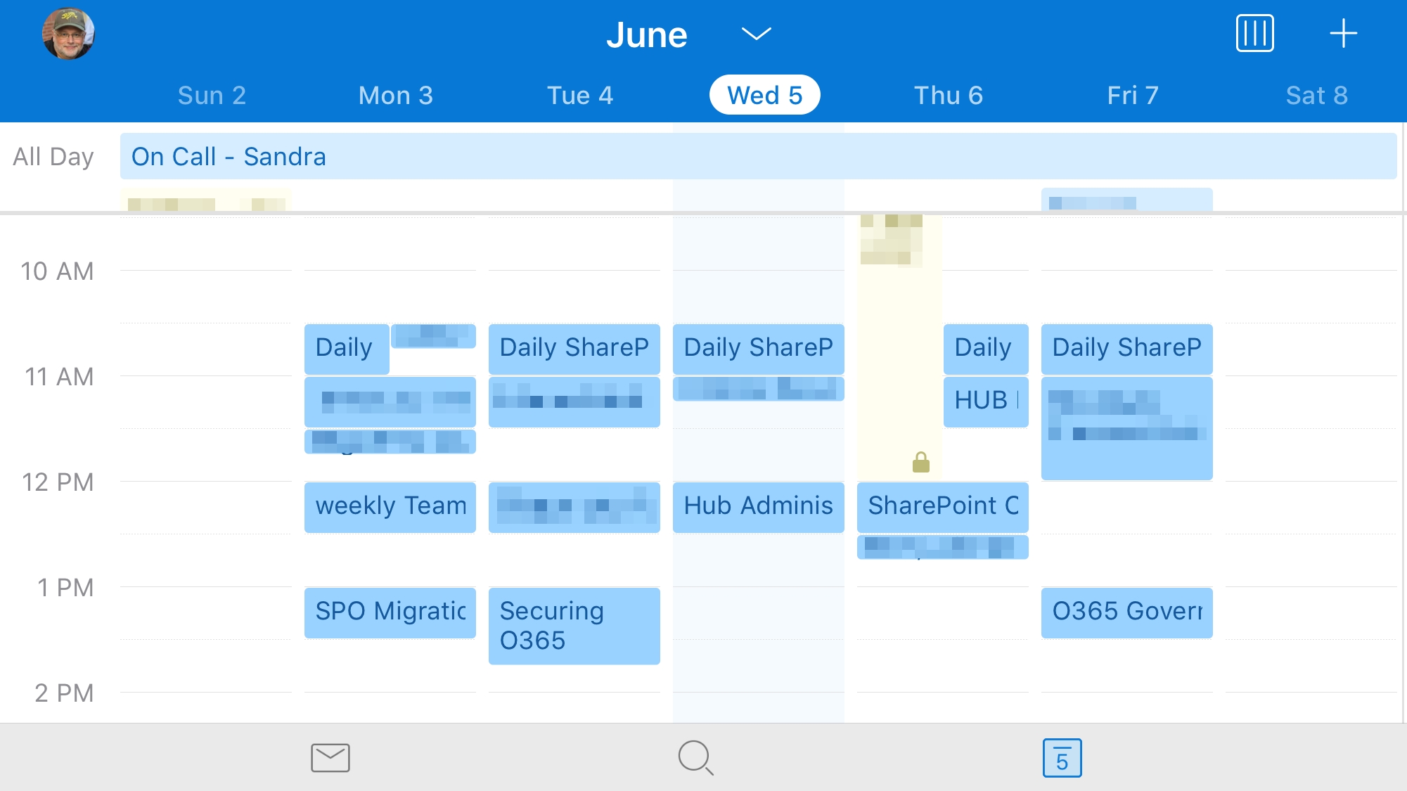 Seeing A Weekly Calendar View In The Outlook Mobile App
