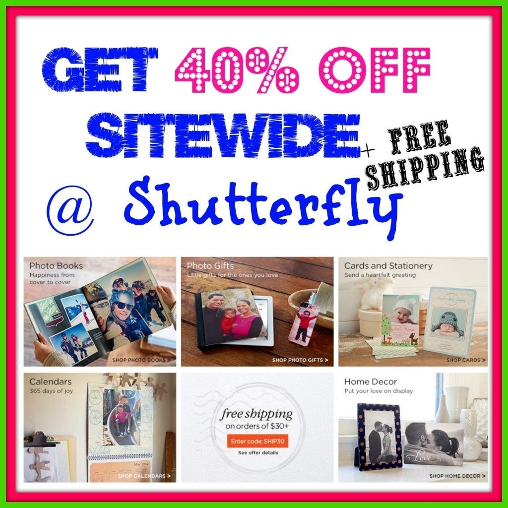 Shutterfly Coupon Codes | Deals | Shutterfly Coupon Codes