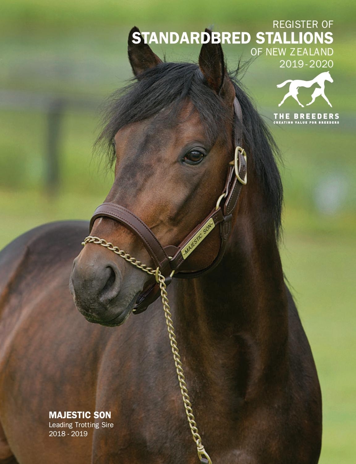 Stallion Register 2019|2020New Zealand Standardbred