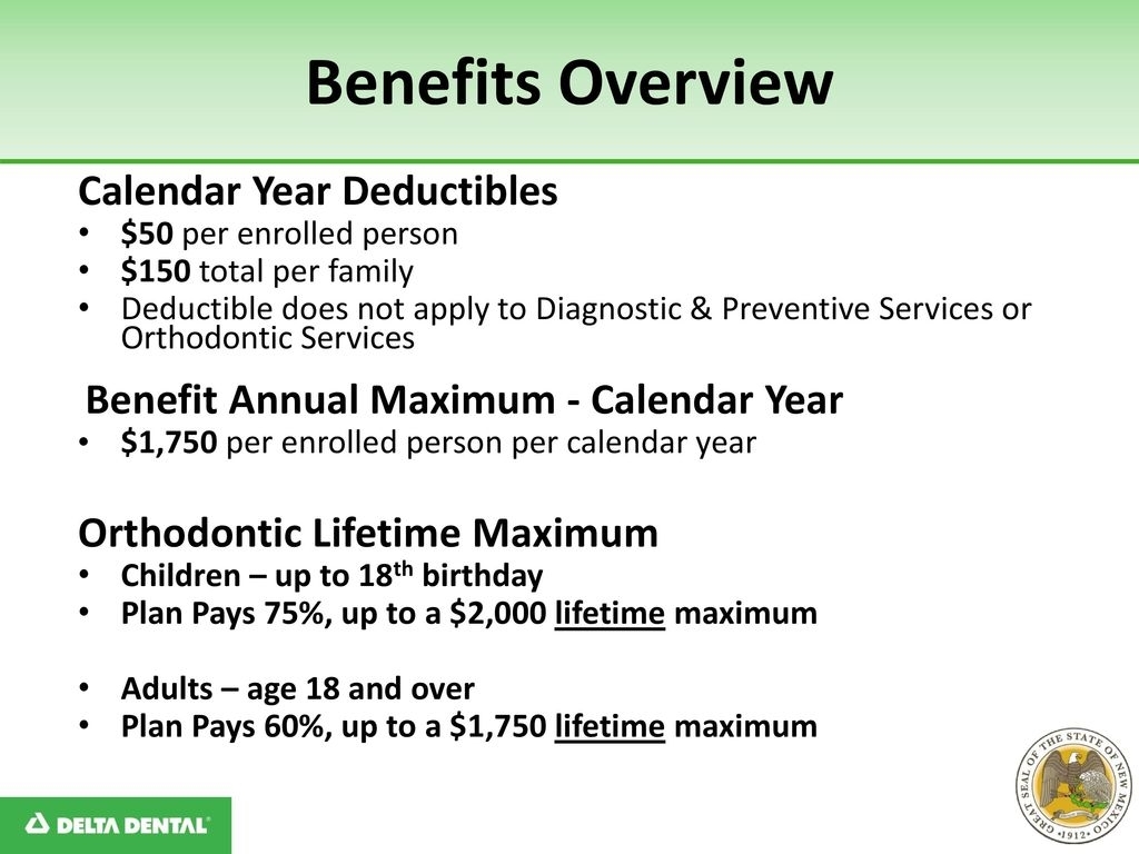 State Of New Mexico Group Dental Benefits Plan - Ppt Download