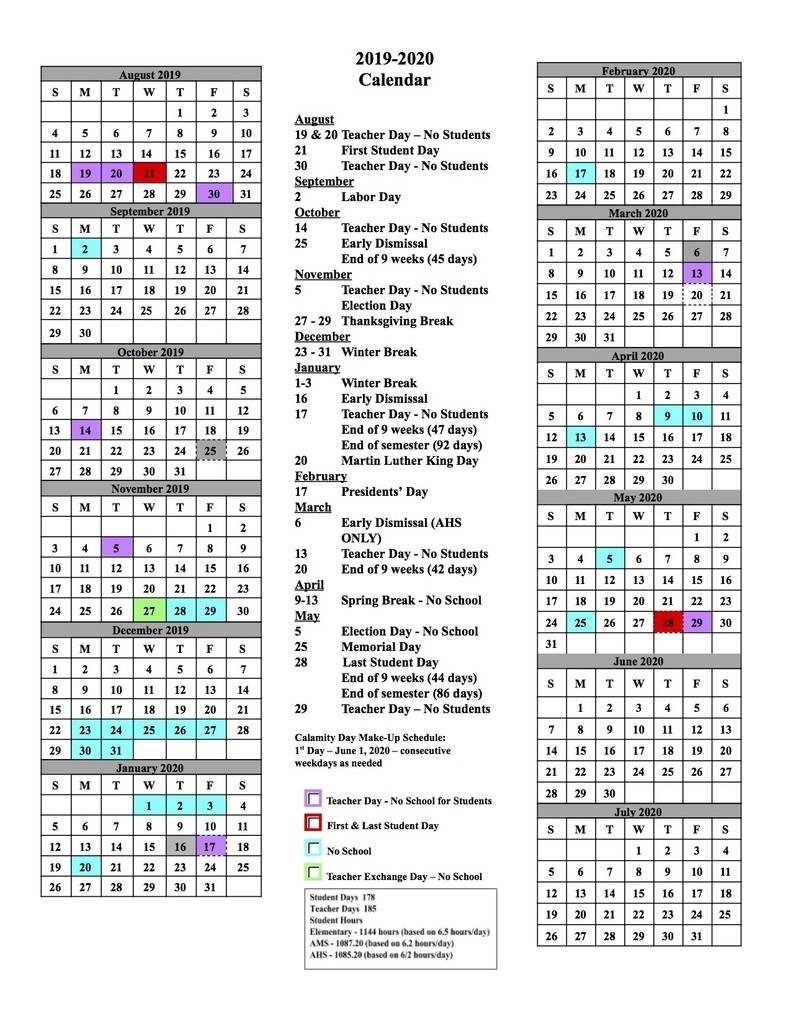 Stephen F Austin 2019 2020 Calendar | Calendar Template