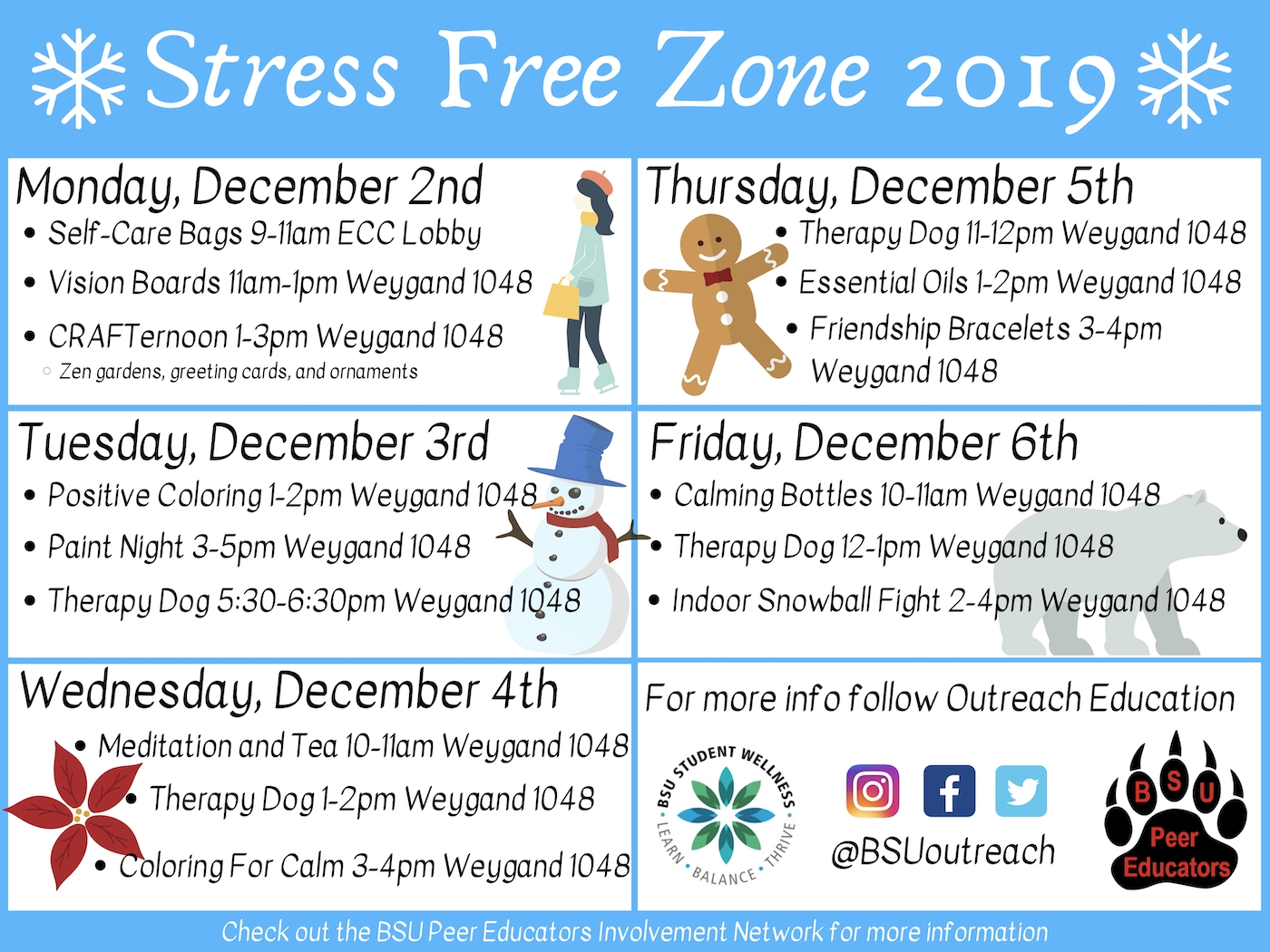 Stress Free Zone | Mybsu Student Portal - Bridgewater State