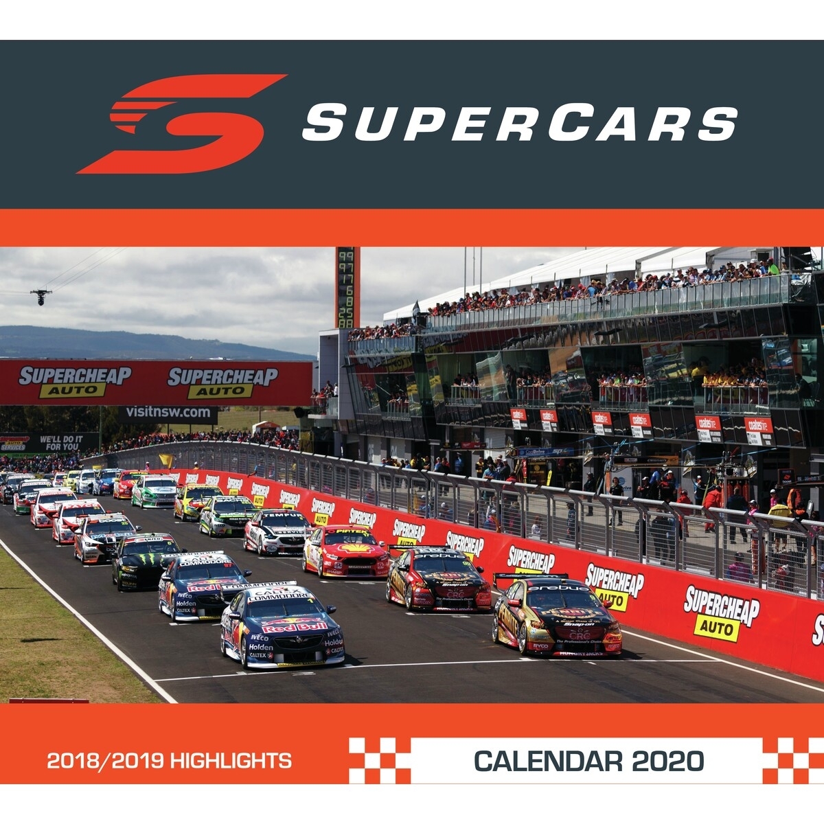 Supercars 2020 Square Wall Calendar