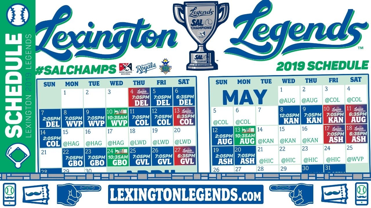 Take A Look Into The Future; Legends Announce 2019 Schedule