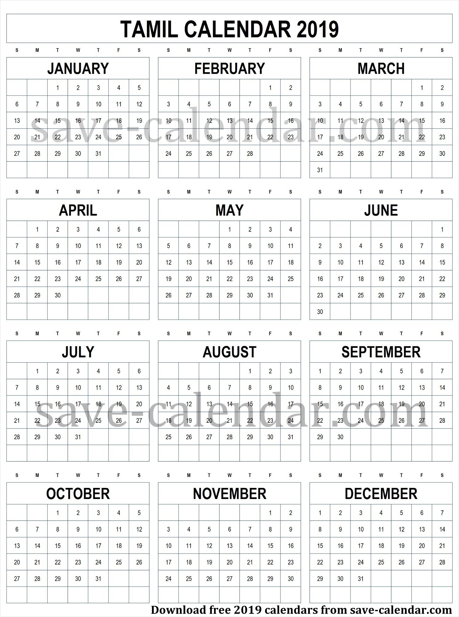 Telugu 2019 Calendar | 2019 Calendar, Yearly Calendar