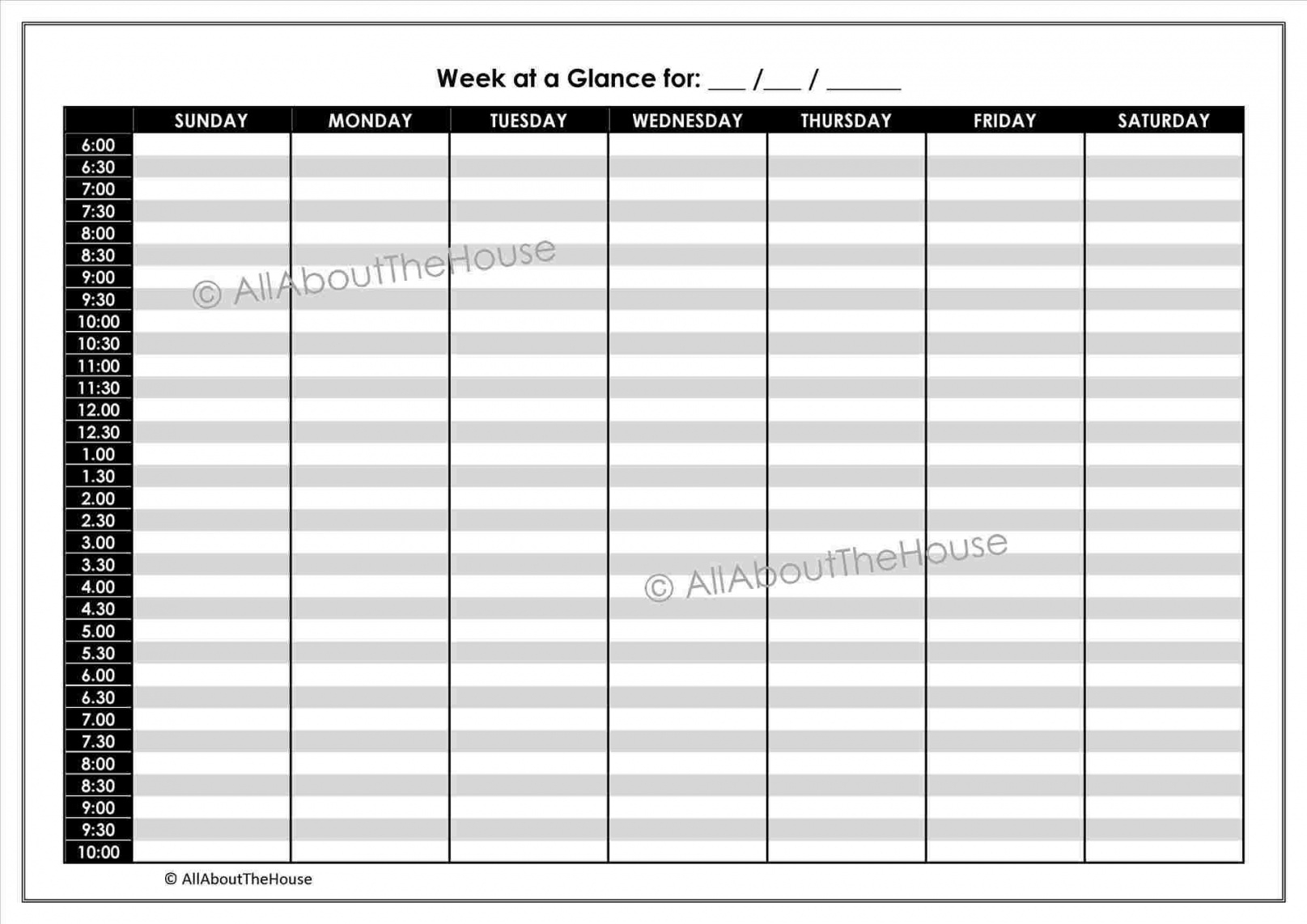 Print Outlook Calendar 15 Minute Increments Month Calendar Printable