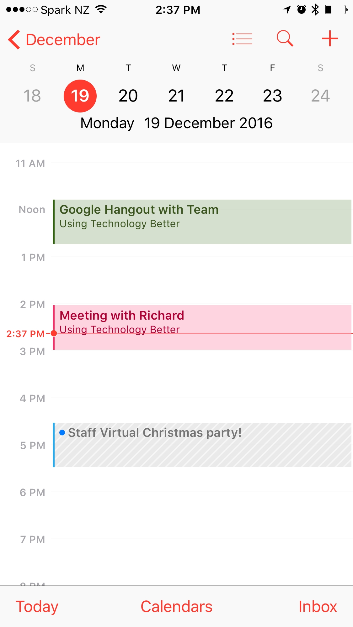 google sync just calendar