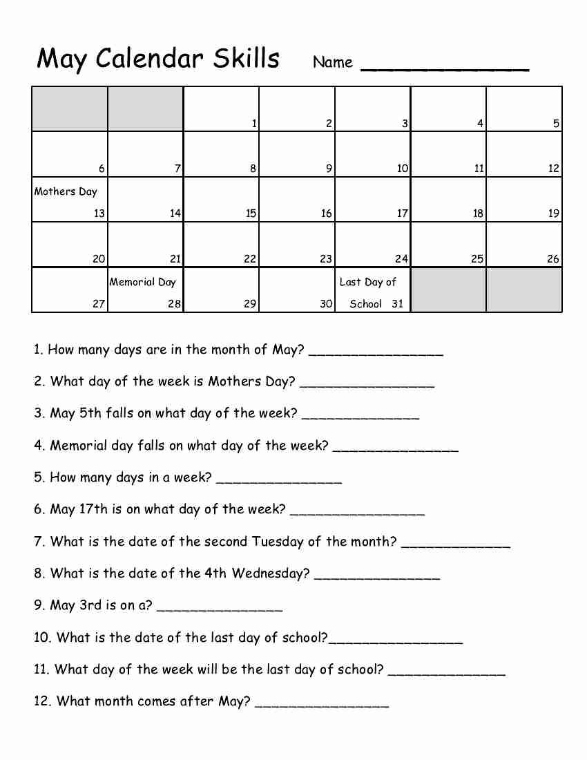 The First Day Of Each Month My Students Fill In A Blank