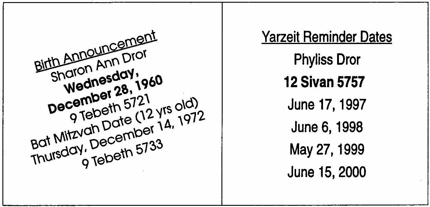 The Jewish Calendar - Jewish Deaf Community Center