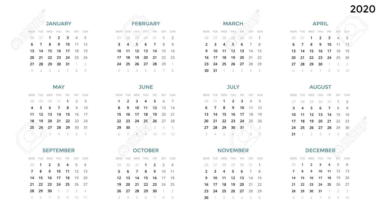 Time And Date Calendar 2020 | Free Printable Calendar