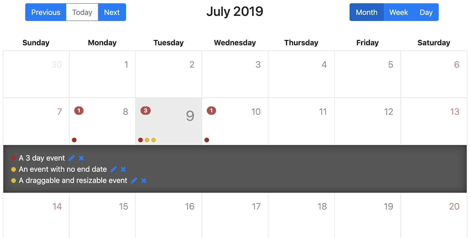 Top Javascript Calendar Plugins - Flatlogic - Medium