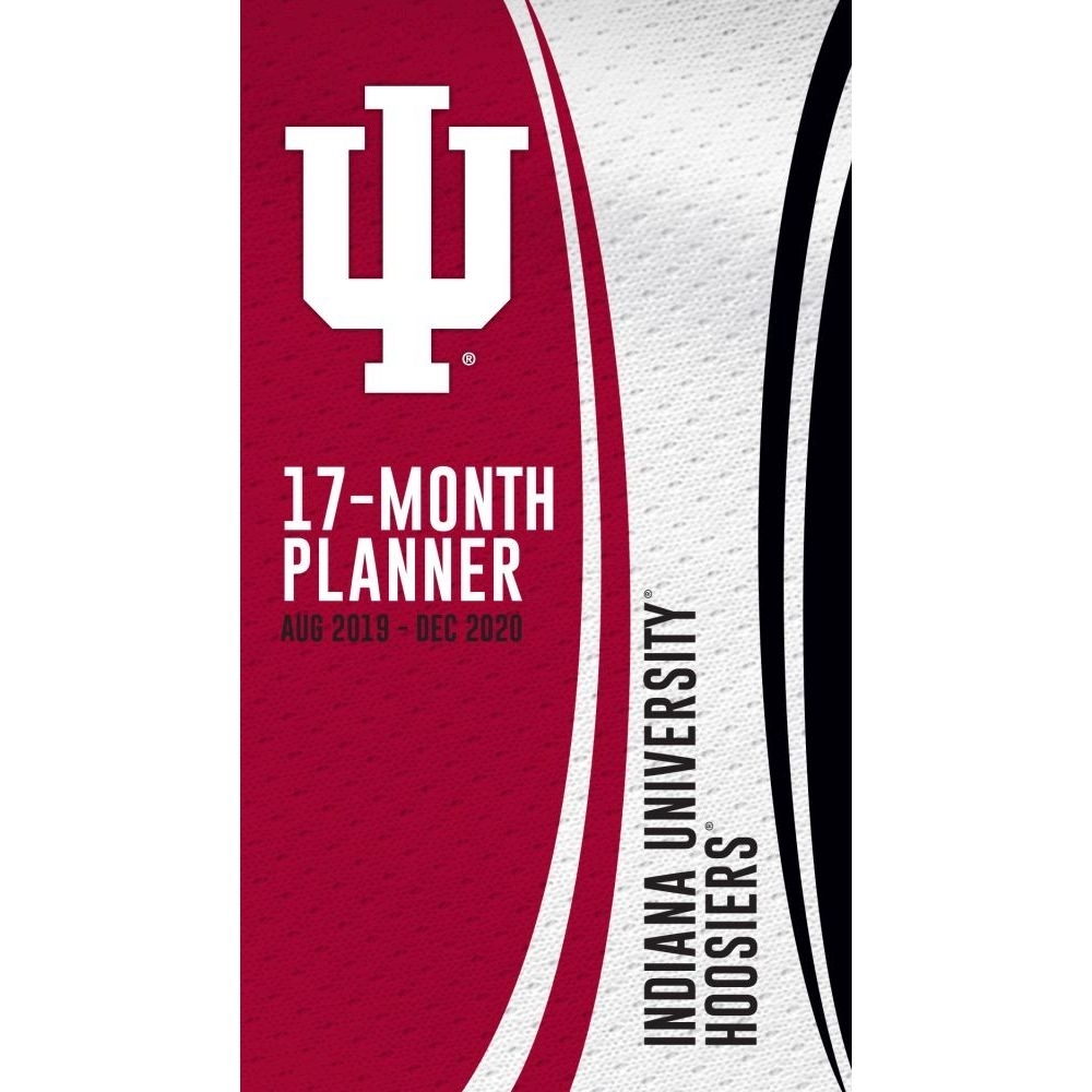 Turner Licensing Indiana Hoosiers Pocket Planner With Calendar Grids From  August To December - 17 Months - Weekly Format - Fsc Certified Paper