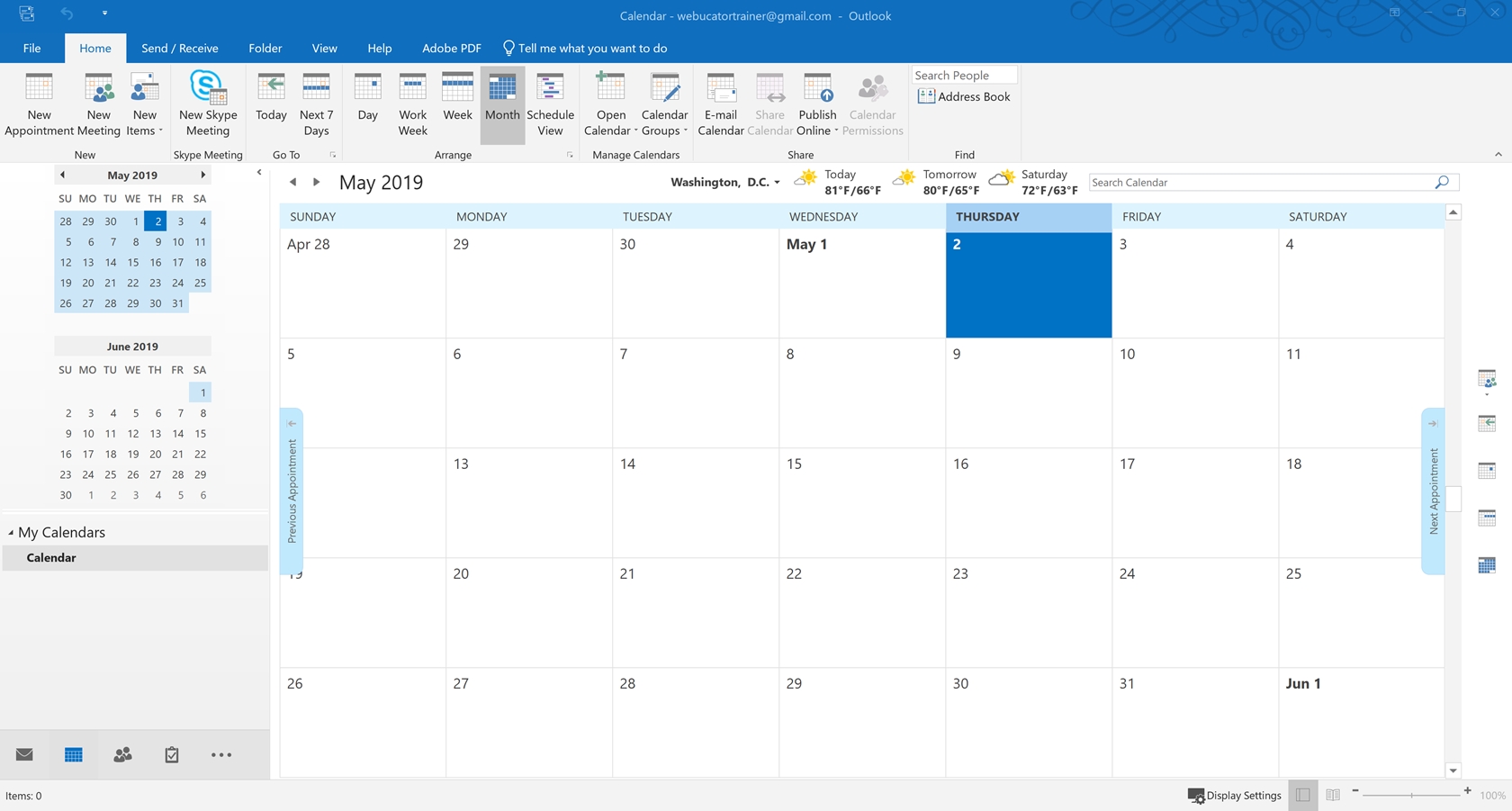 How To View Outlook Calendar Printable Calendar 2023