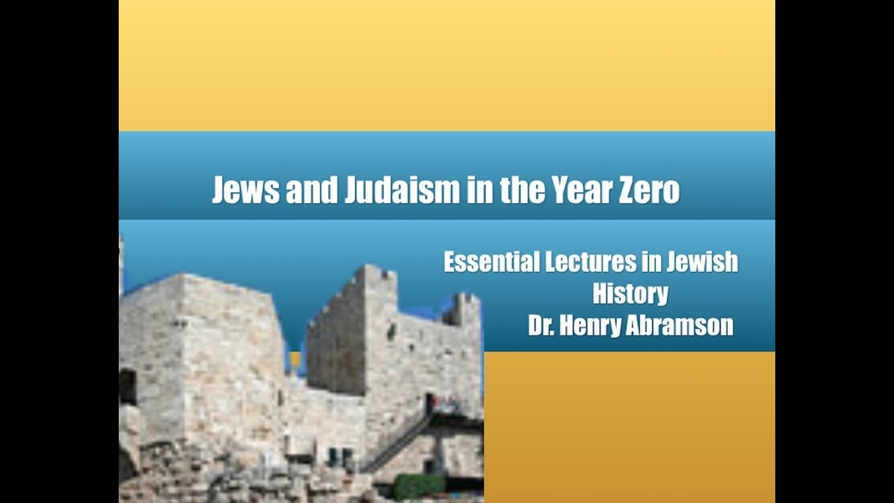 Two Jews, Three Opinions: Jews And Judaism In The Year Zero