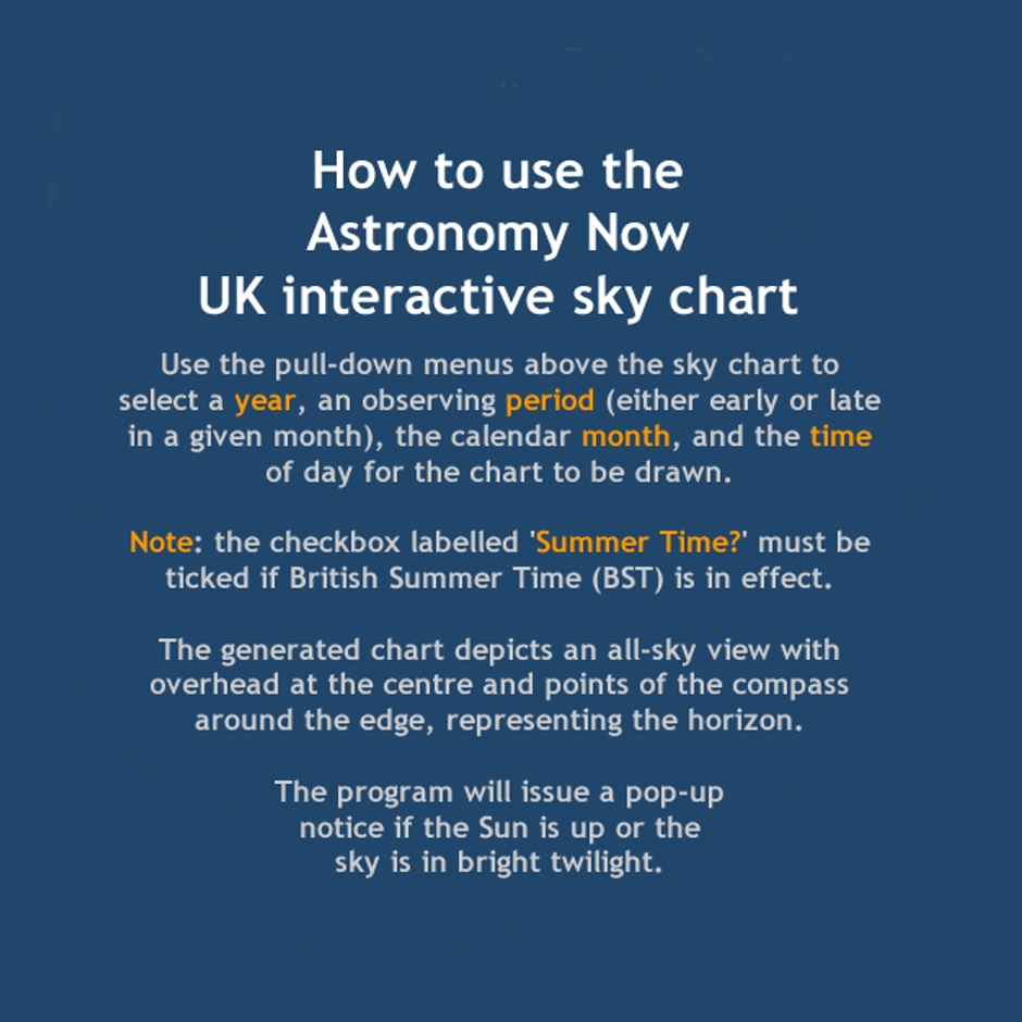 Uk Sky Chart – Astronomy Now