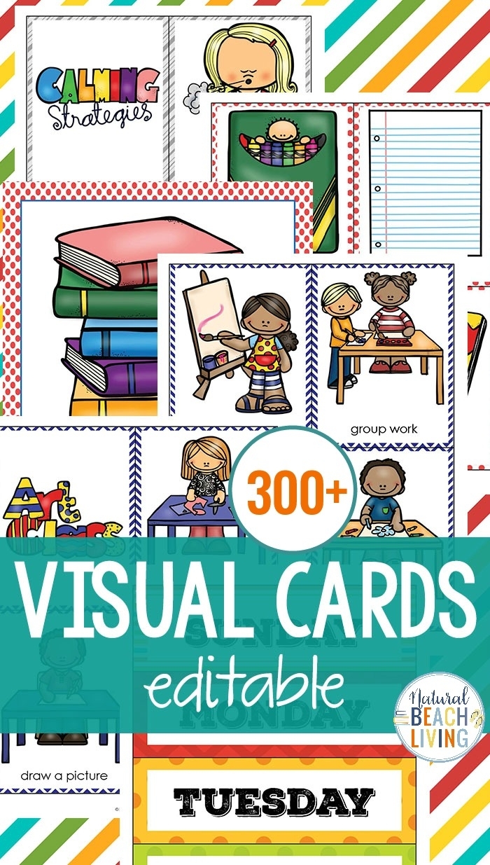 Visual Schedule - Free Printable Routine Cards - Natural