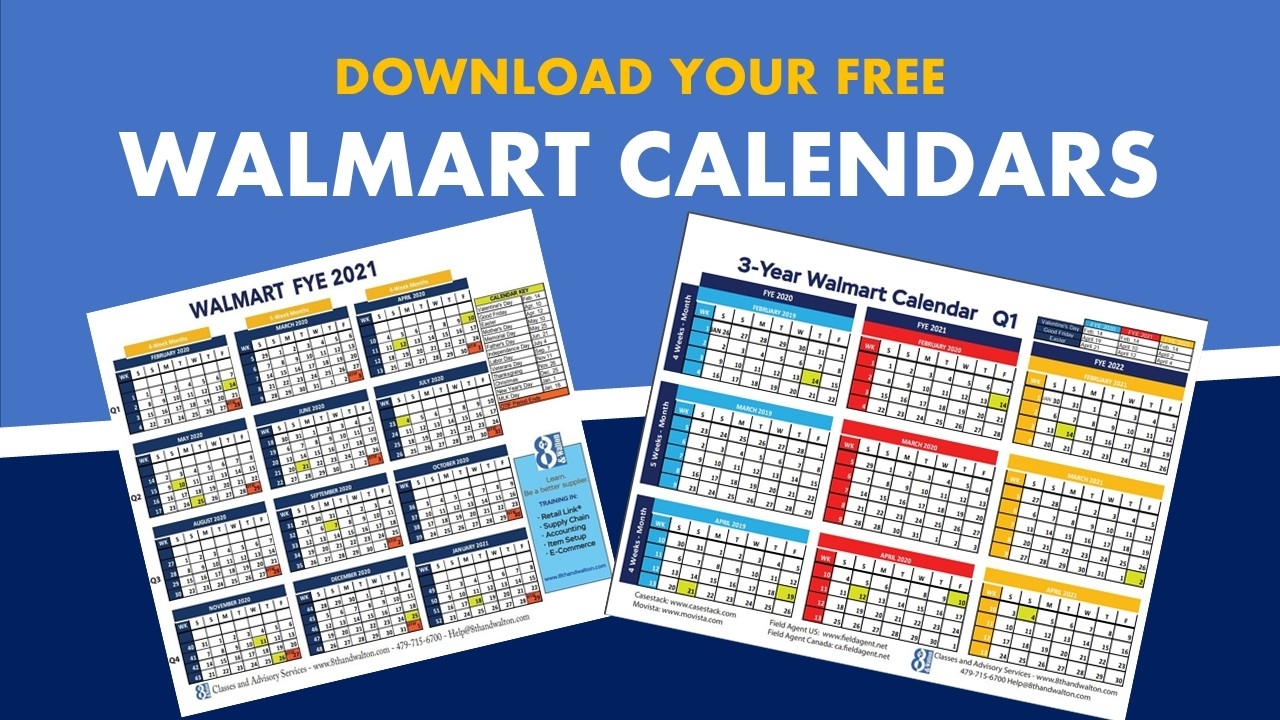 Walmart Fiscal Year Calendar | 2019-2020 | Free Download