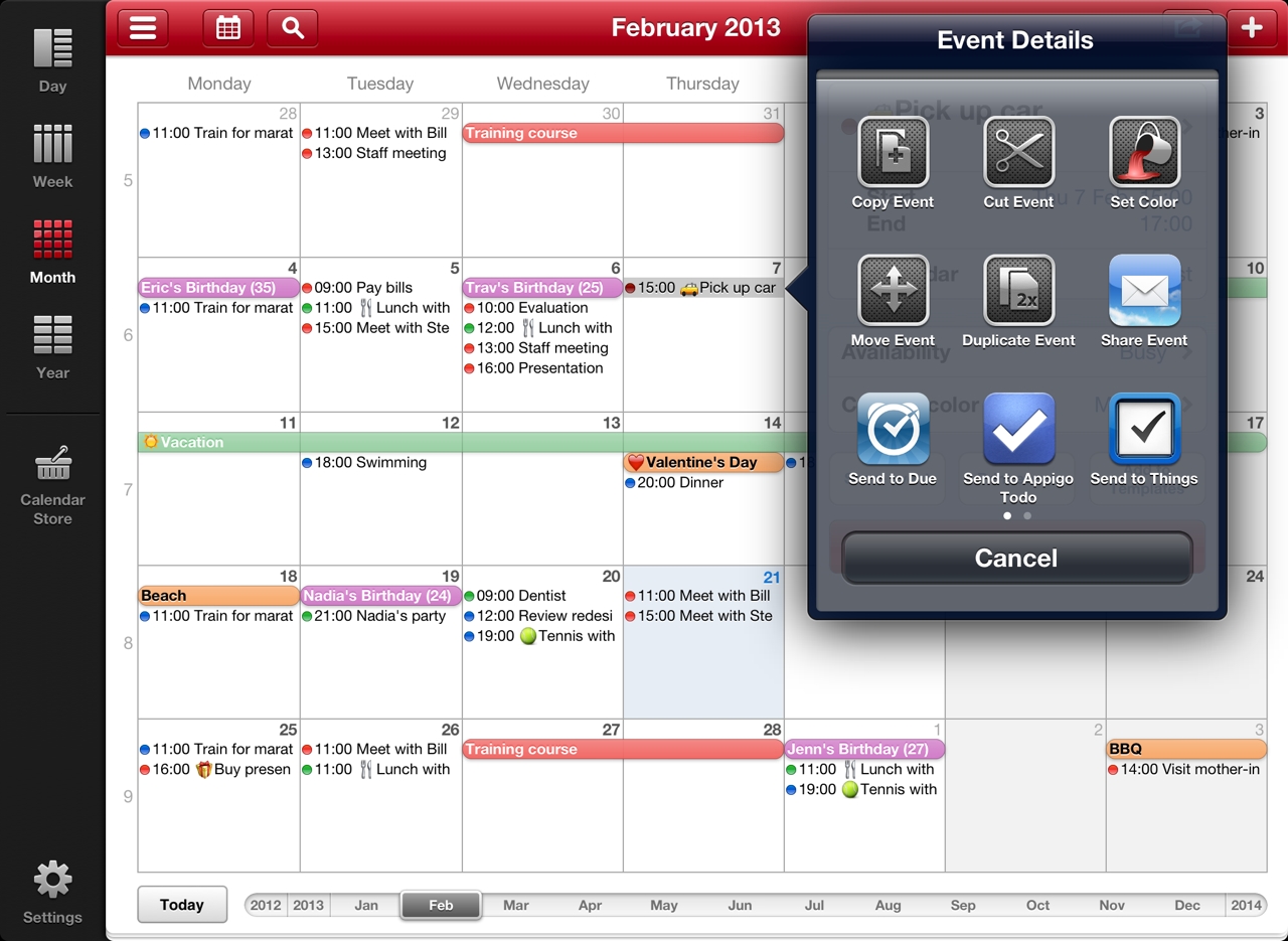 Week Calendar: Week Calendar Hd For Ipad Screenshots
