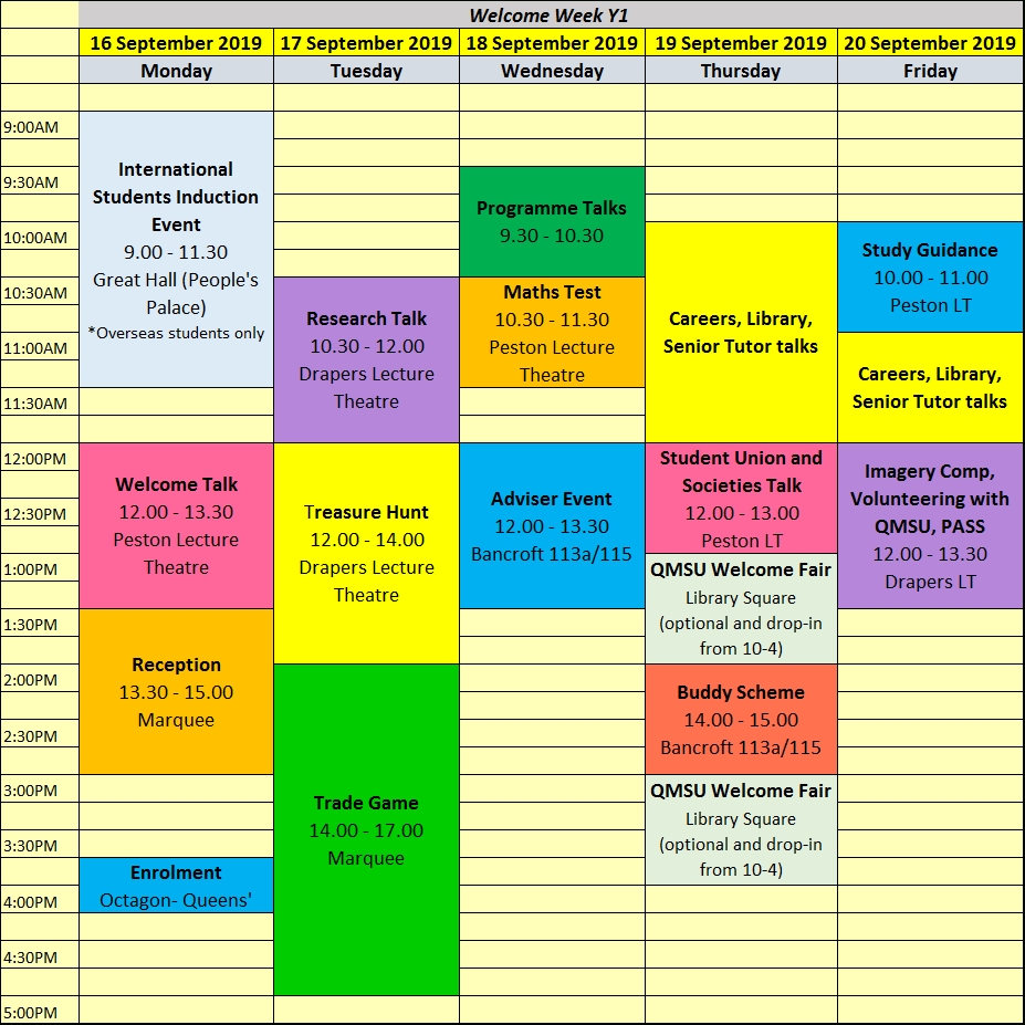 Qmul Calendar Reading Week Month Calendar Printable