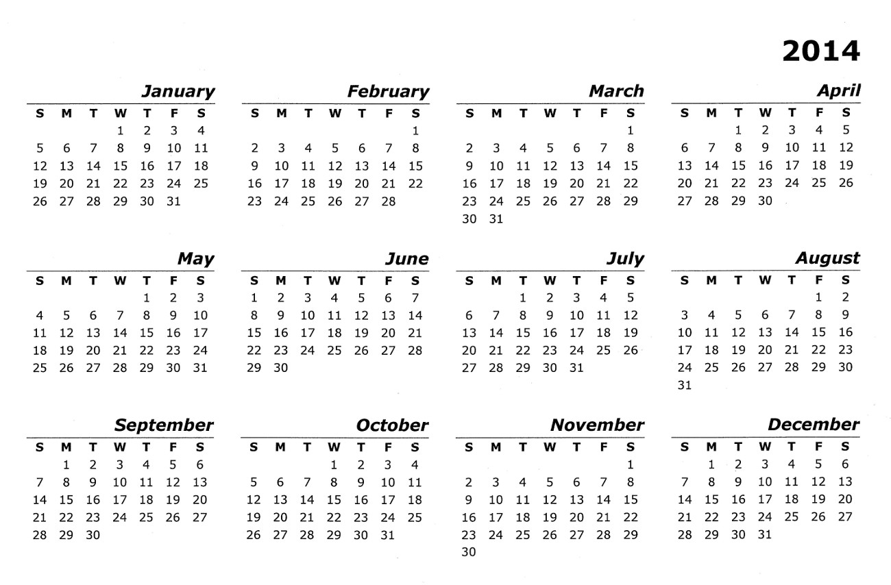 What Is A Calendar Year Month Calendar Printable