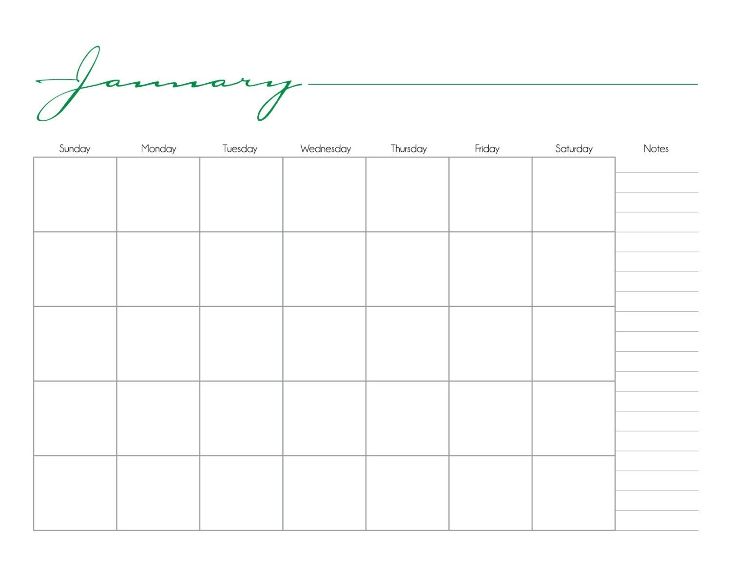 printable calendar no dates month calendar printable