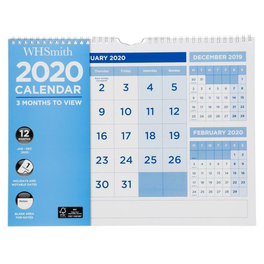 W H Smith 2024 Calendar Latia Zandra