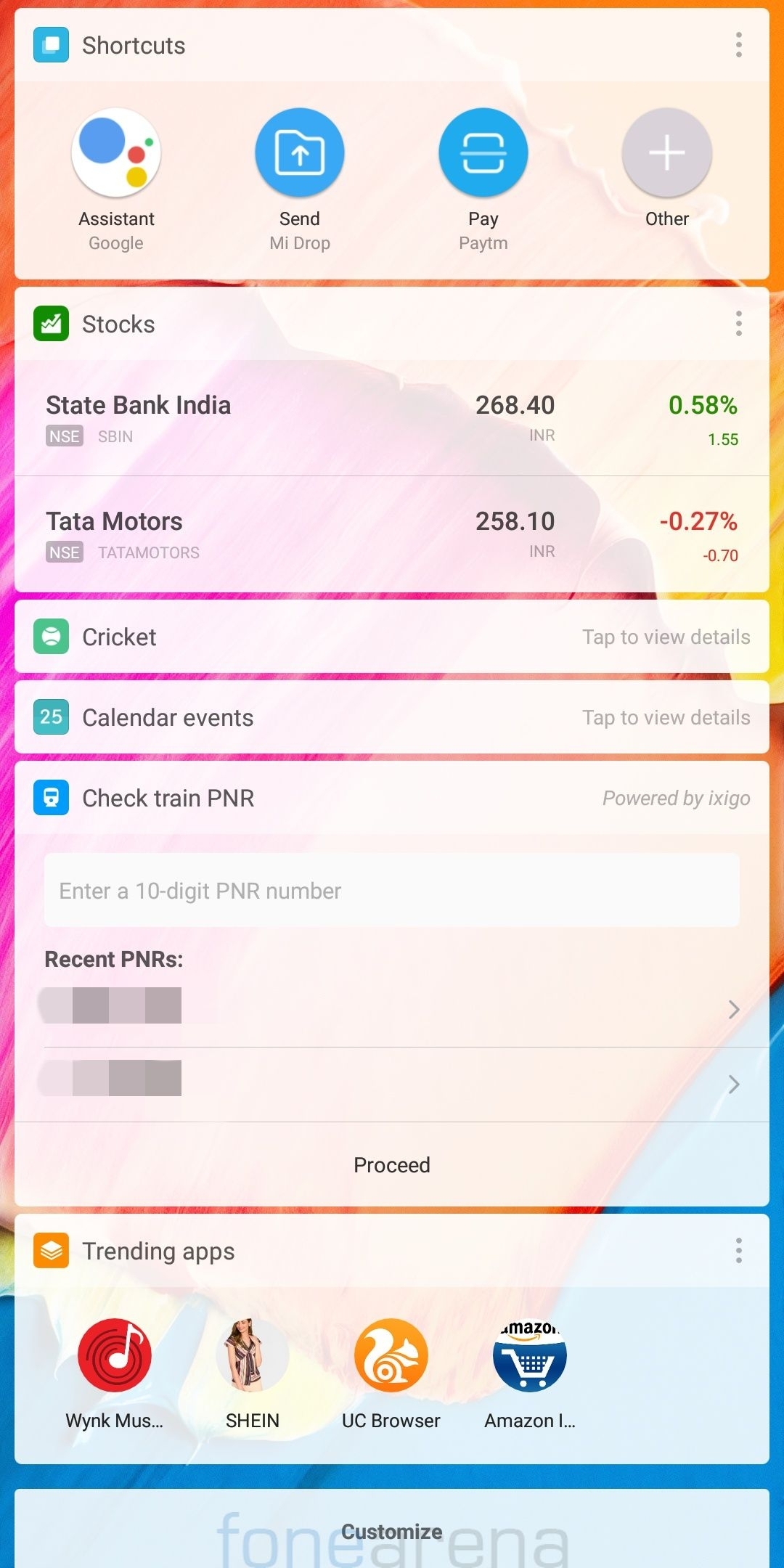 Xiaomi Miui App Vault Gets Option To Check Train Pnr