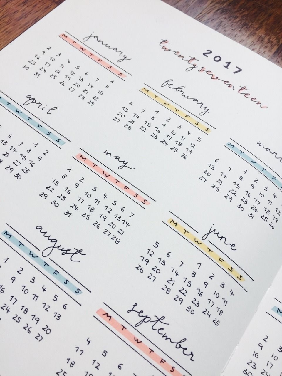 Year Calendar Nujo | Bullet Journal Inspiration, Bullet
