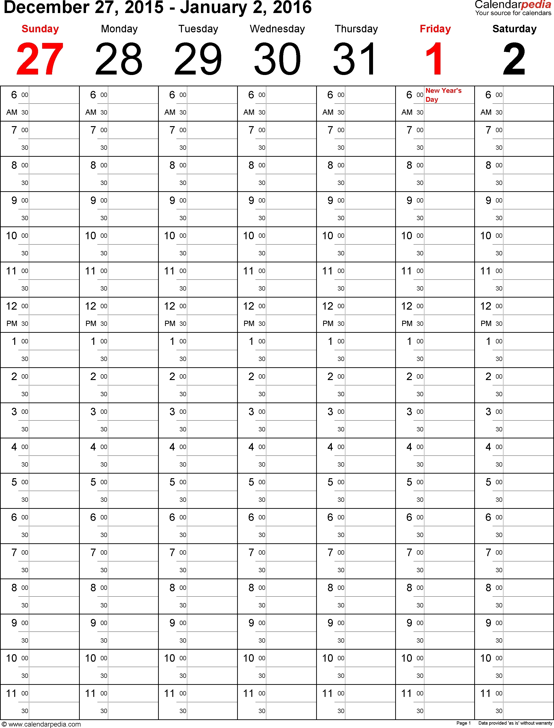Year Calendar In Weeks Month Calendar Printable