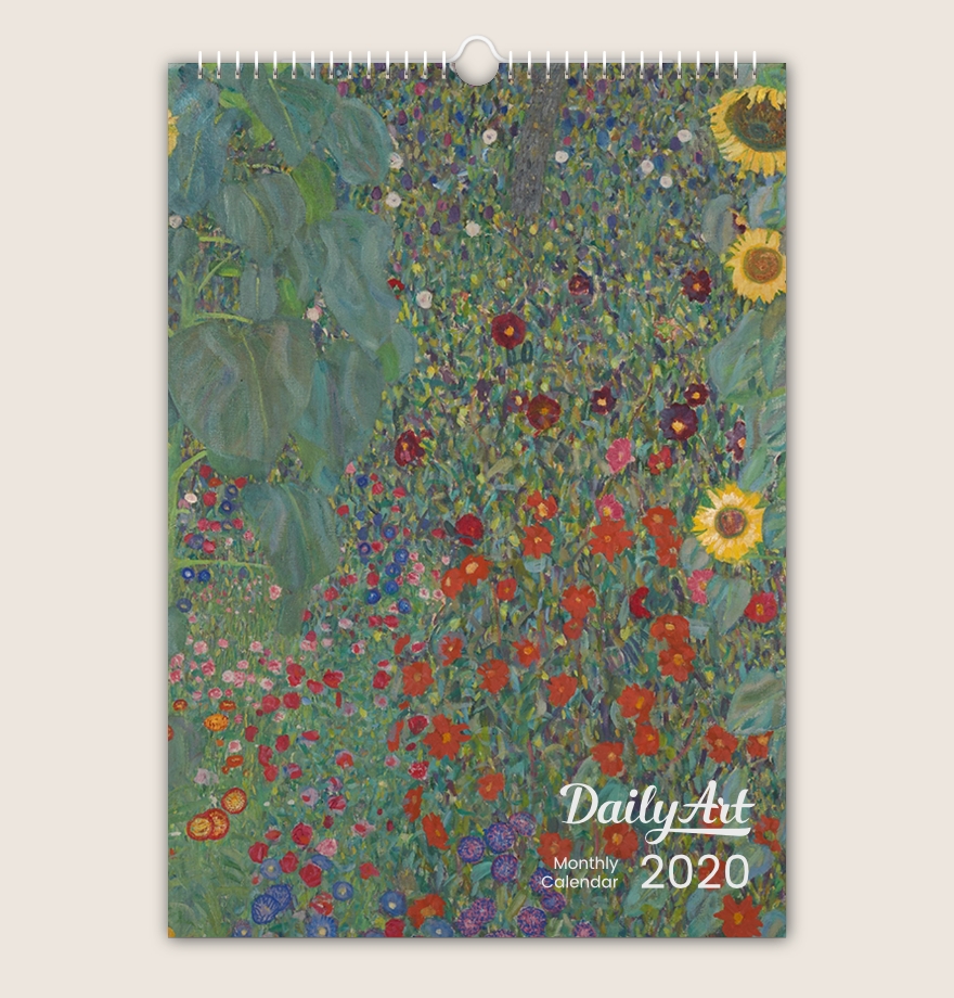 12 Months Masterpieces Dailyart A3 Wall Calendar 2020