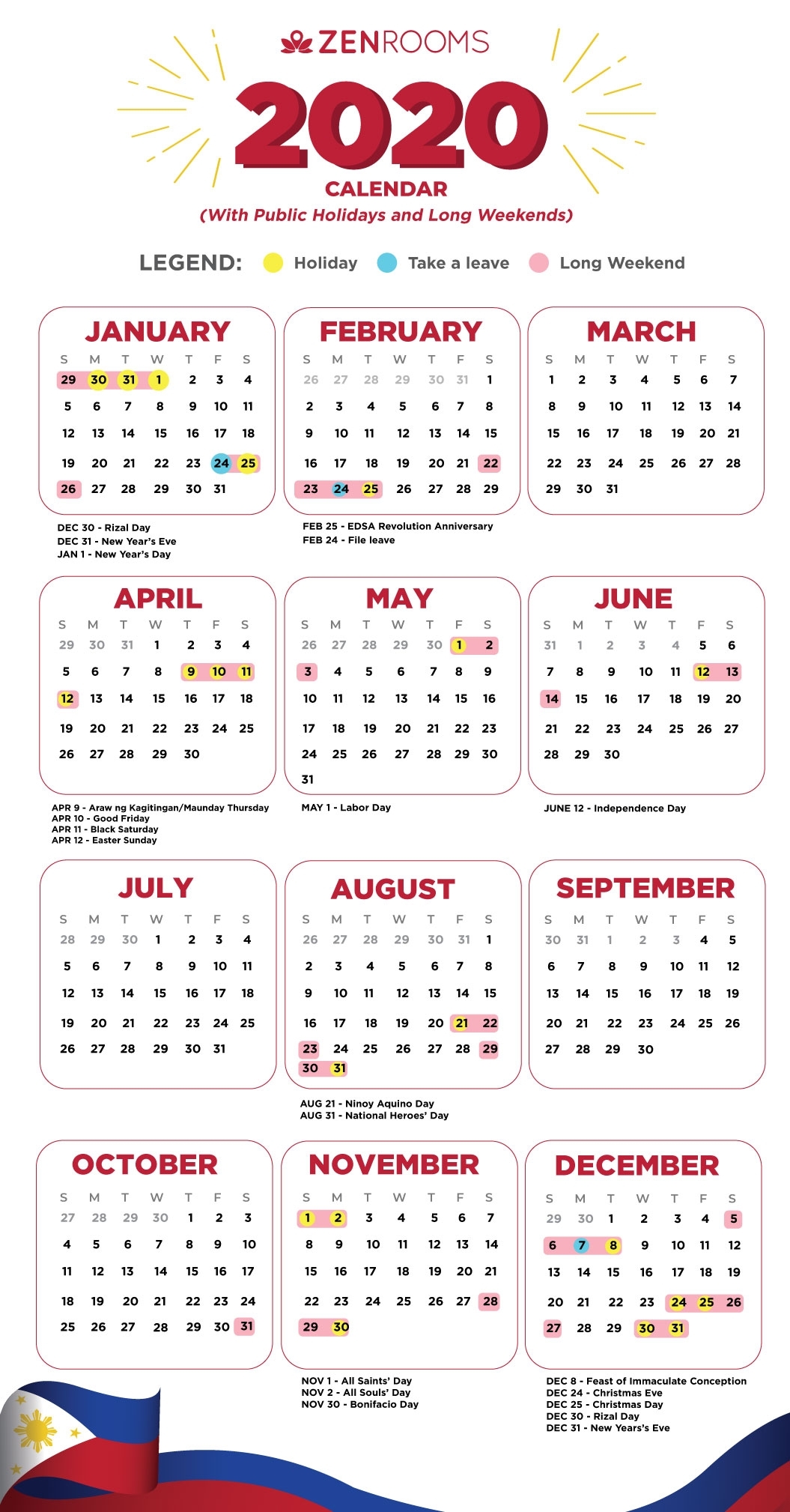 Calendar 2020 Good Friday | Month Calendar Printable