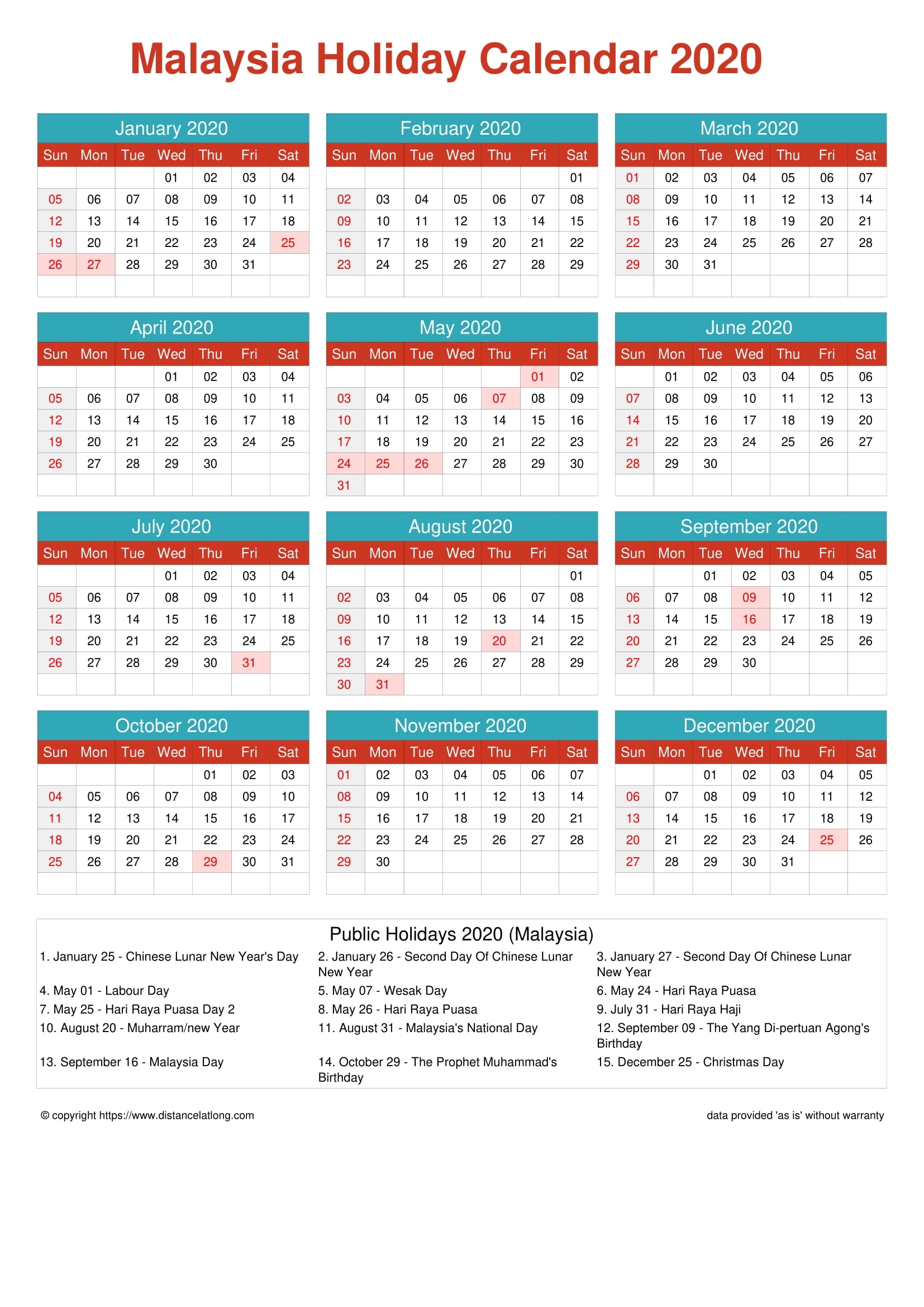 Calendar 2024 Malaysia Public Holiday Pdf Printable Pru