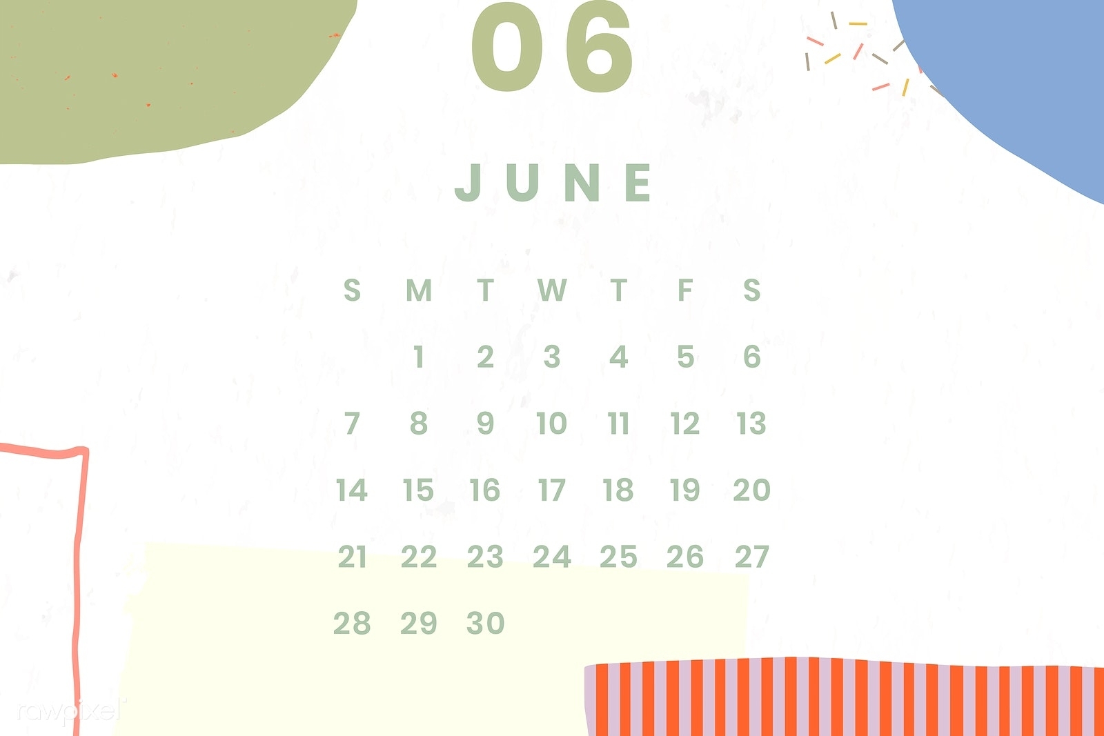 35 Best Printable June 2020 Calendars With Holidays - Onedesblog