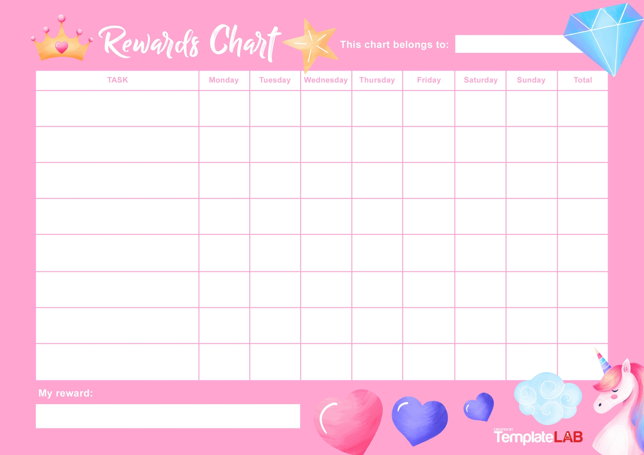 Free Printable Reward Calendar Month Calendar Printable