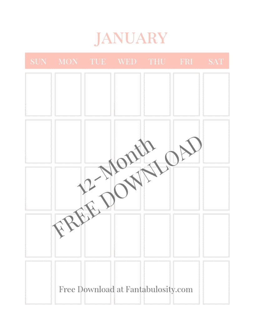 print free vertical calendar month calendar printable