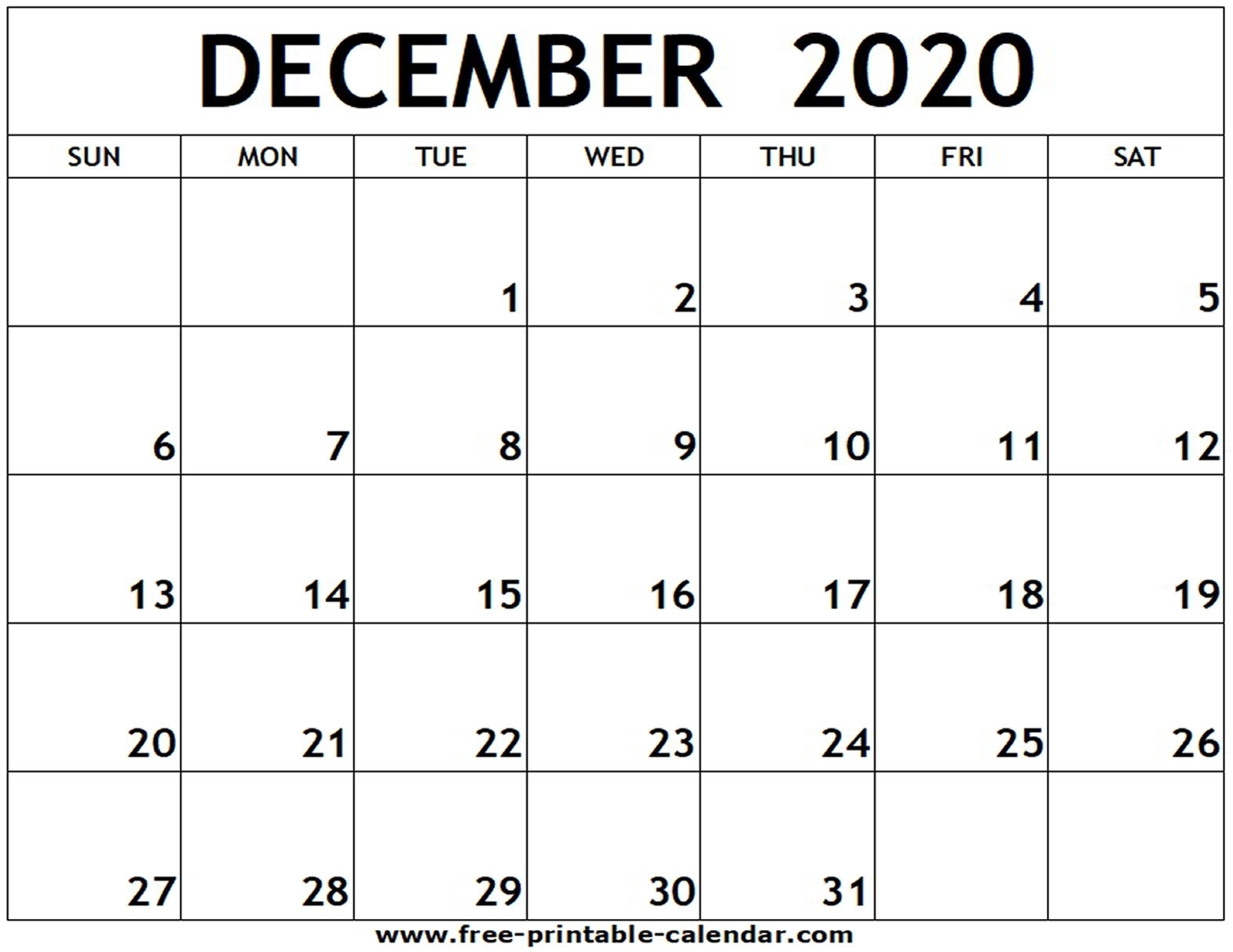 Blank Clanedar For Nov And Dec 2020 | Monthly Printable Calender