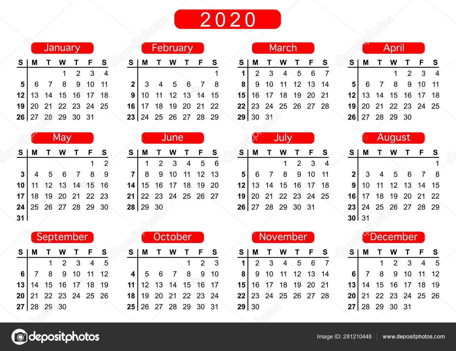 Даты недель 2020