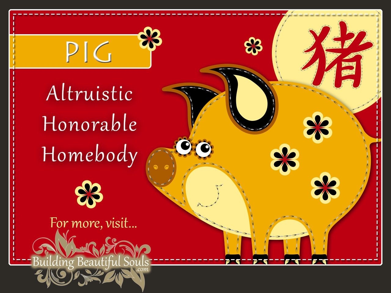 Chinese Zodiac Pig (With Images) | Chinese Zodiac, Chinese