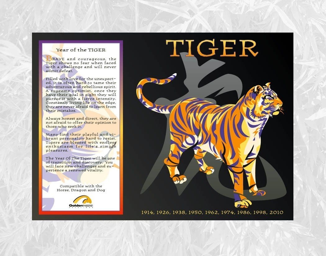 Chinese Zodiac Calendar Tiger Month Calendar Printable