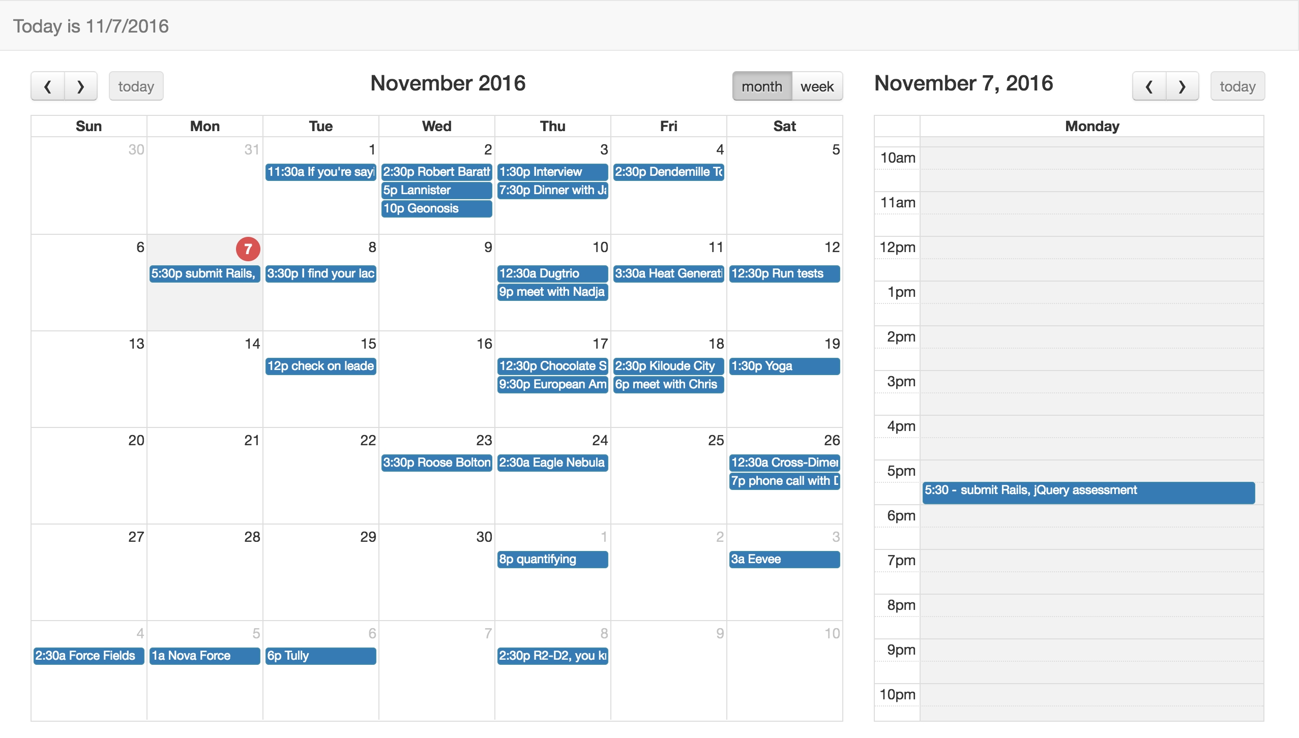 Creating A Calendar App Using Full Calendar, Javascript
