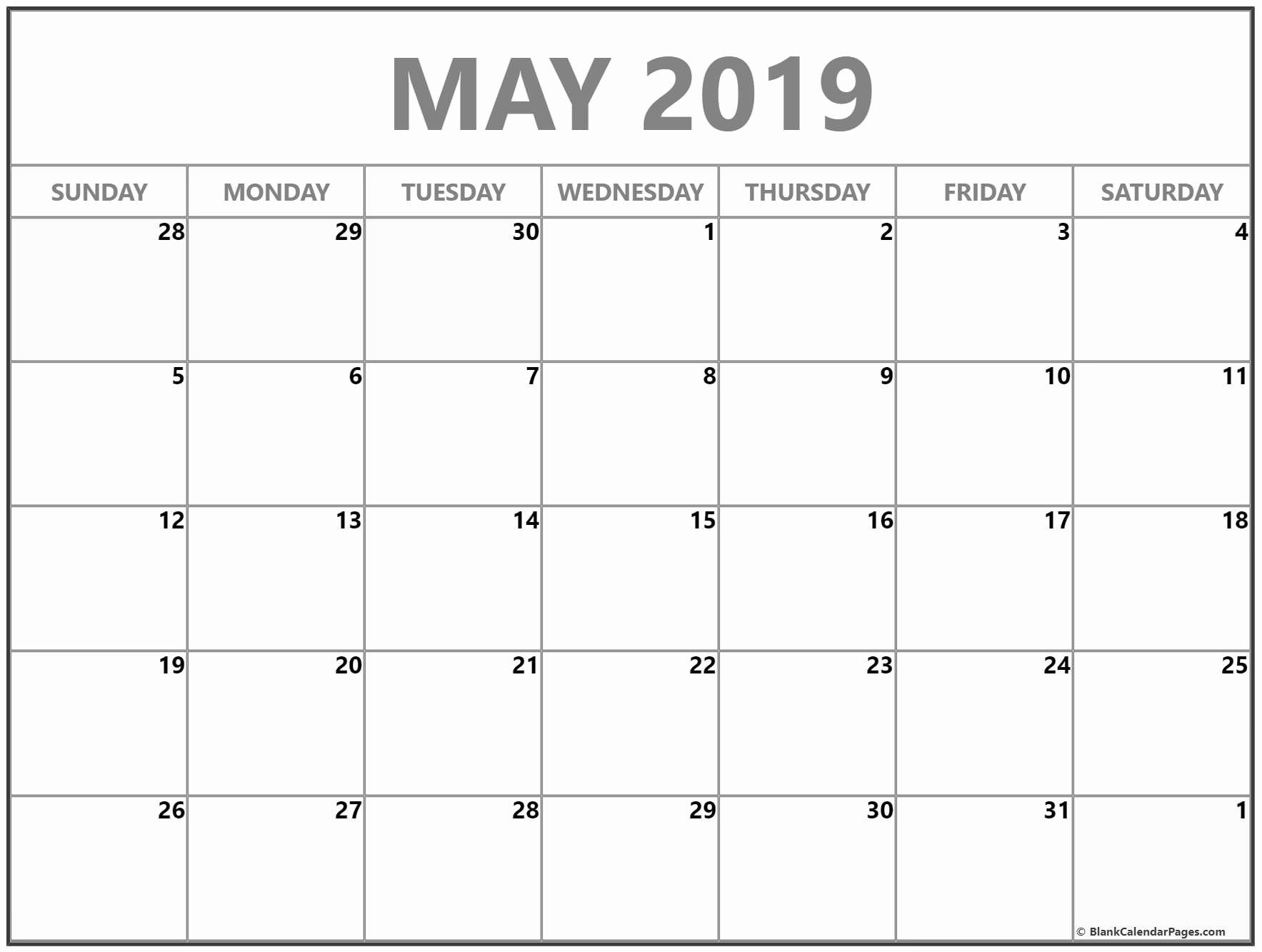 Free Download May 2019 Calendar Pdf Word Excel Notes Xls Vertex