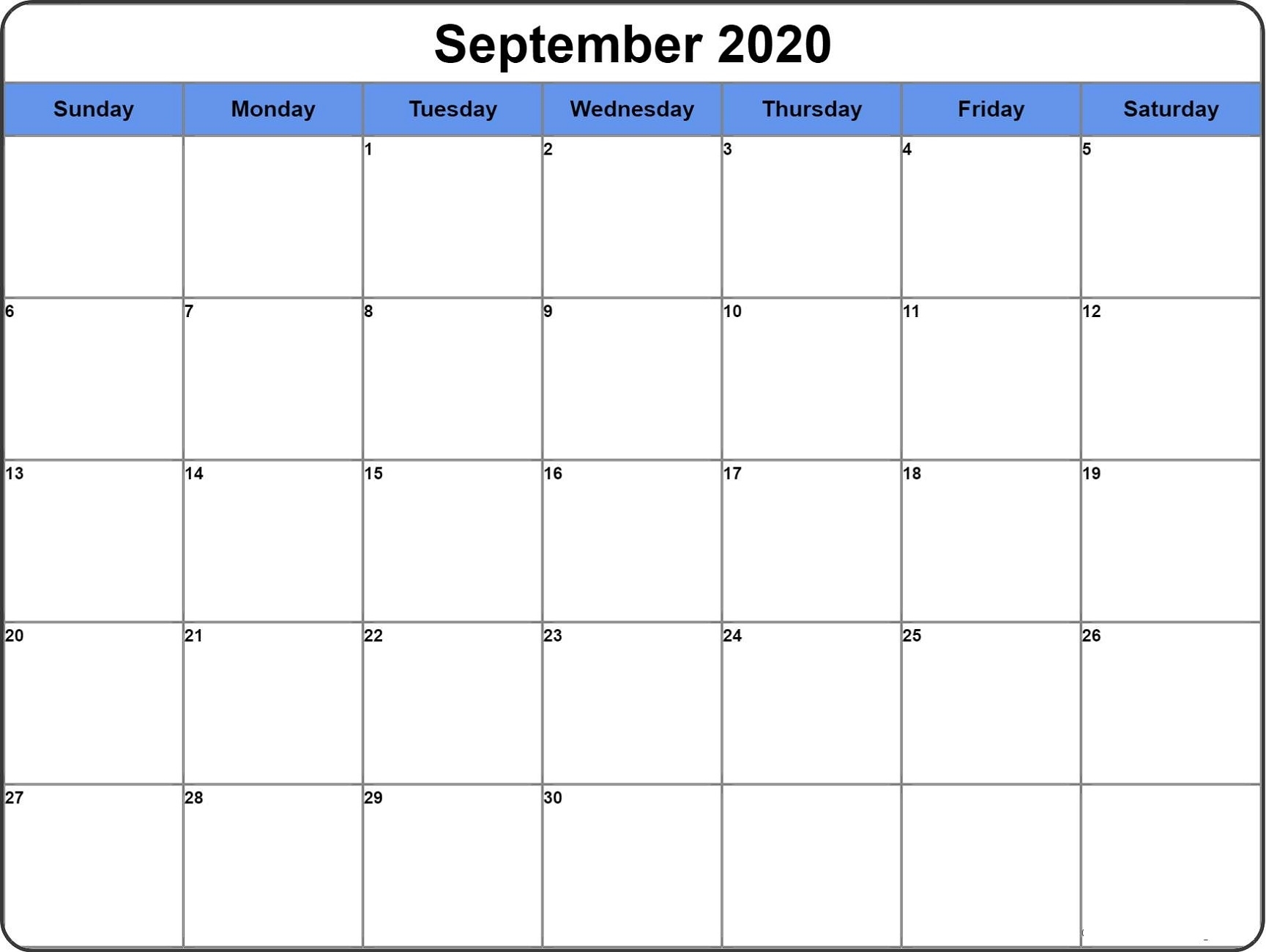 Free Printable Calendar 2020 | Calendar Shelter