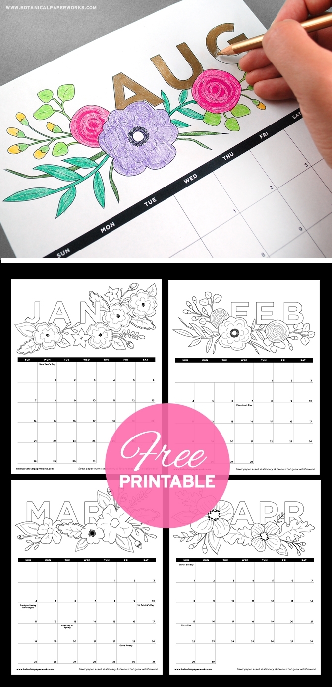 free printable calendar book month calendar printable